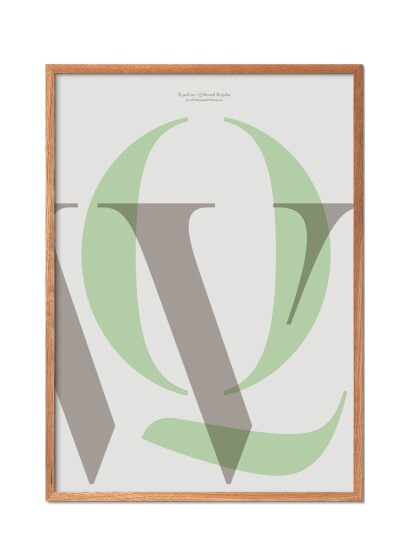Poster & Frame Ilwt-Qw - Multi/patterned - 50X70CM Poster & Frame Ilwt-Qw - Multi/patterned - 50X70CM