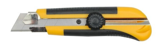 Vorel Kniv Med Et Sammenleggbart Blad Og En Metallføring 25 Mm  76190 