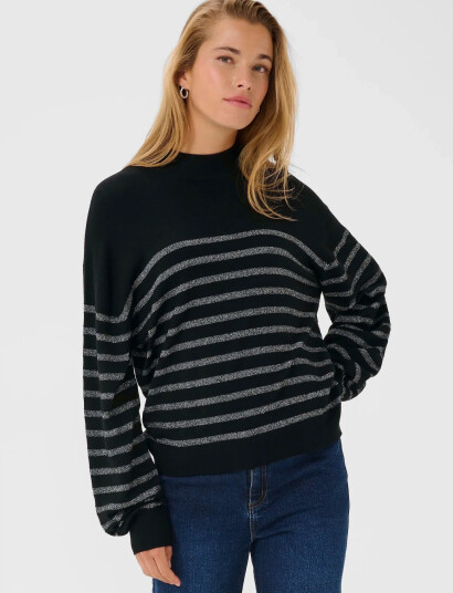 Kaffe Kalizz Turtleneck Pullover - Black - S Kaffe Kalizz Turtleneck Pullover - Black - S