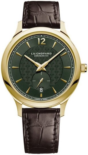 Chopard Herreklokke 161242 0001 L.U.C Grønn/Lær Ø40 mm Chopard Herreklokke 161242 0001 L.U.C Grønn/Lær Ø40 mm