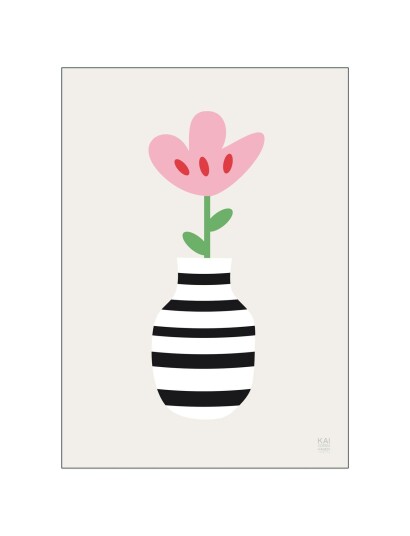 Poster & Frame Blomst Multi Patterned A3