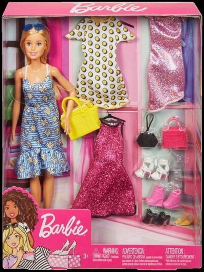 Barbie Dukke m/ klær og tilbehør Party Fashions