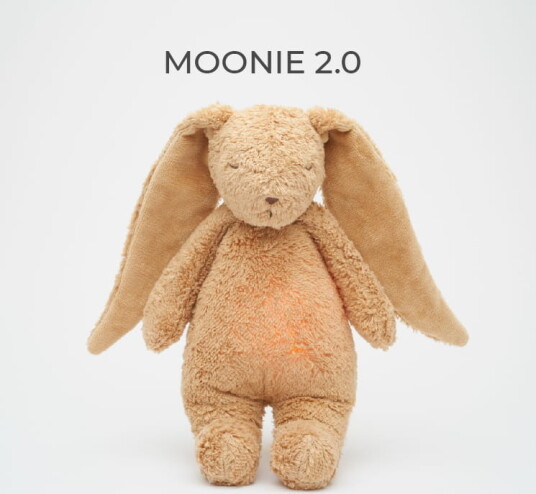 Moonie Bamse Kanin 2.0 Organic Cappucino Natur Sovebamse Med Lyd Og Nattlampe Moonie Bamse Kanin 2.0 Organic Cappucino Natur Sovebamse Med Lyd Og Nattlampe