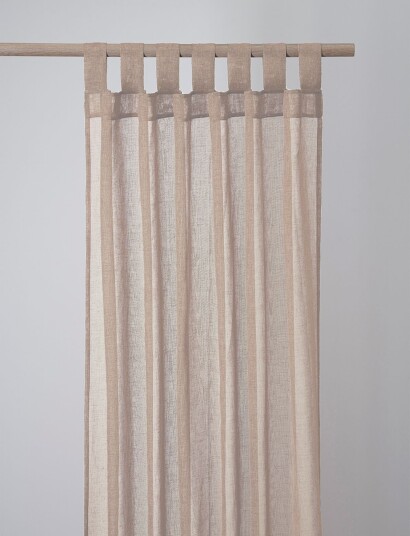 compliments Boho Curtain 140X260 Cm W/Loops Beige 140X260CM compliments Boho Curtain 140X260 Cm W/Loops Beige 140X260CM