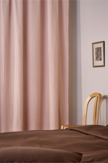 Jotex Mørkleggingsgardin Lin 1lengde Pudderrosa MELANIE 207581707220