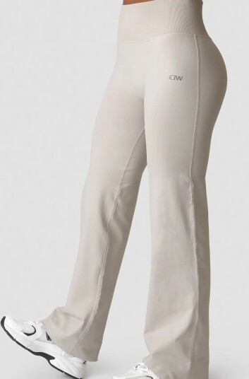 ICANIWILL Define Seamless Straight Pants W Beige XL ICANIWILL Define Seamless Straight Pants W Beige XL