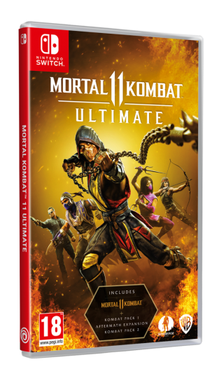 Mortal Kombat 11 Ultimate Code in a Box Switch