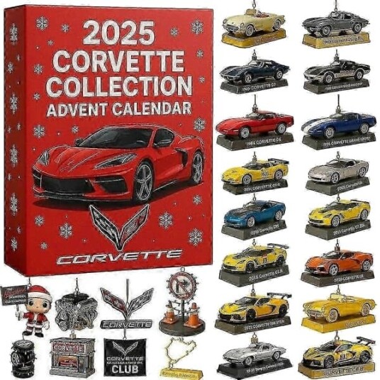 2026 Corvette bilsamling julekalender for samlere