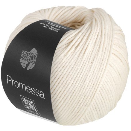 Lana Grossa Promessa Garn 14 Kremfarget
