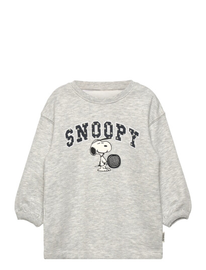 Mango Snoopy Sweatshirt Dress - Grey - 18-24M