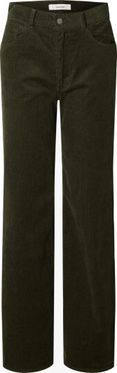Selected Femme Wide Runa Highwaist Corduroy Pant Grønn 27/32