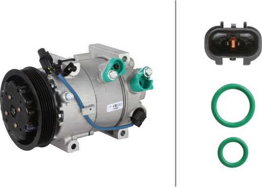 AC-kompressor HELLA 8FK 366 203-551
