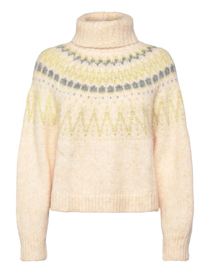 Saint Tropez Megnasz Rollneck Pullover Cream M