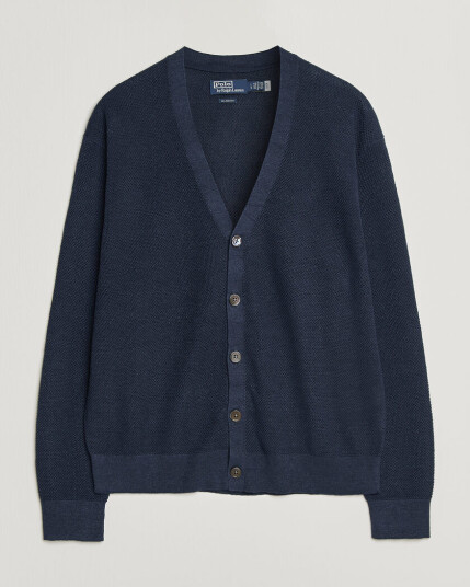 Polo Ralph Lauren Linen Cardigan Newport Navy Polo Ralph Lauren Linen Cardigan Newport Navy