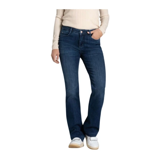 MAC Dame Jeans Blå XL