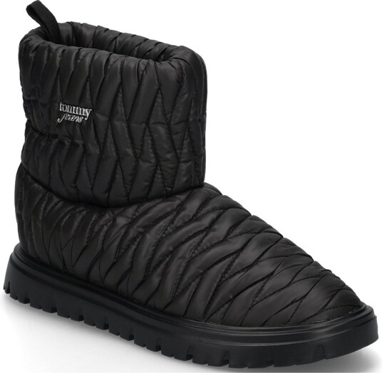 Tommy Hilfiger Tjw Quilted Nylon Snowboot Wl - BLACK - 36