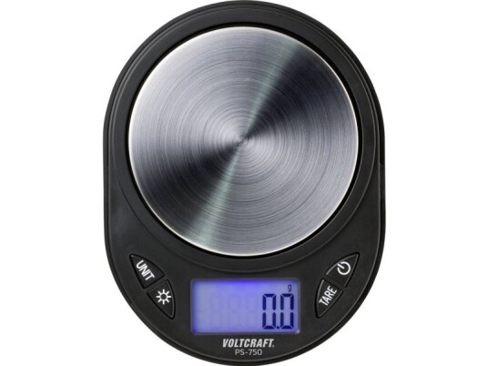 Voltcraft Ps-750 Præcisionsvægt Vejeområde 750 G Aflæsningsnøjagtighed 0.1 G Batteridrevet Sort Voltcraft Ps-750 Præcisionsvægt Vejeområde 750 G Aflæsningsnøjagtighed 0.1 G Batteridrevet Sort