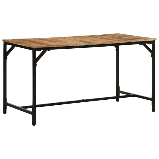 Spisebord 140x70x75 cm grovt heltre mangotre Spisebord 140x70x75 cm grovt heltre mangotre