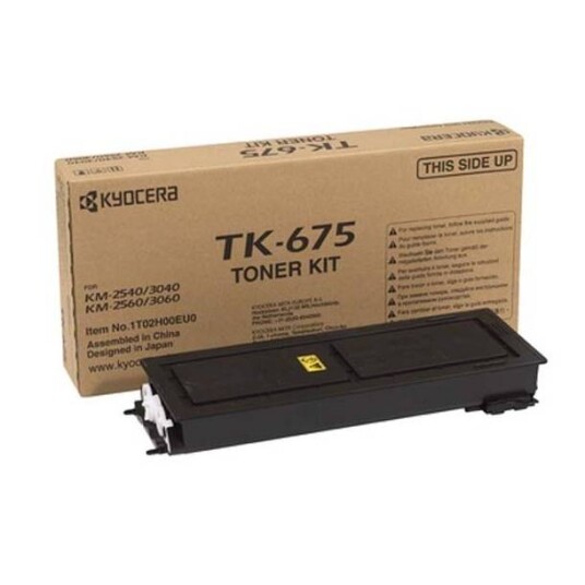 Kyocera TK-675 BK lasertoner - 1T02H00EU0 Original - Svart 20000 sider