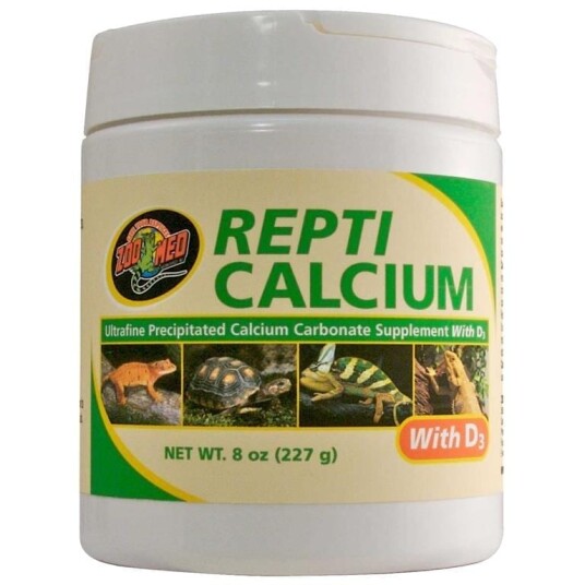 Zoo Med Repti Kalsium Med D3 Uten Fosfor 227 Gram
