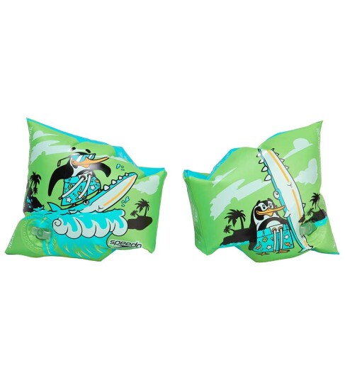 Speedo Character Printed Armbands - Green - 2-6Y