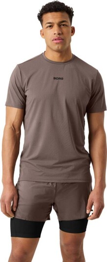 Björn Borg Men"s Borg Running Perforated T Shirt Falcon S Björn Borg Men"s Borg Running Perforated T Shirt Falcon S