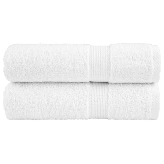 Premium håndklær SOLUND 2 stk hvit 50x100 cm 600gsm Premium håndklær SOLUND 2 stk hvit 50x100 cm 600gsm