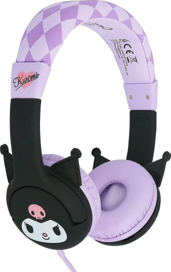 OTL Technologies Hello Kitty Kuromi Barnehodetelefoner - On-Ear, 85dB, 3,5mm minijack