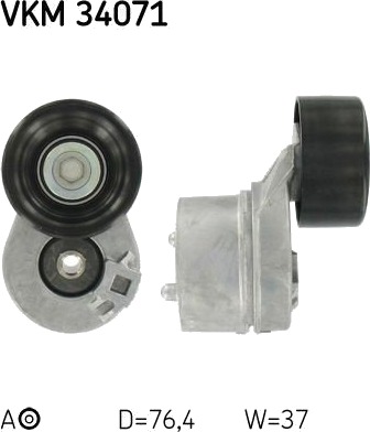 Strammehjul kilerem SKF VKM 34071