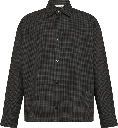 Casual Friday Cfbror Small Check Box Shirt GRAY PINSTRIPE M