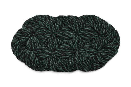HAY Coco dørmatte 40x80 cm Swirl black HAY Coco dørmatte 40x80 cm Swirl black