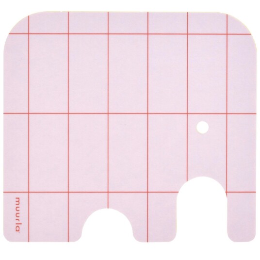 Muurla Elephant Underlegg 10x11 cm Rosa