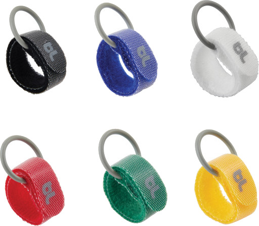Bluelounge Cableties ledningeholder, lille, 4 stk. multicolor Bluelounge Cableties ledningeholder, lille, 4 stk. multicolor