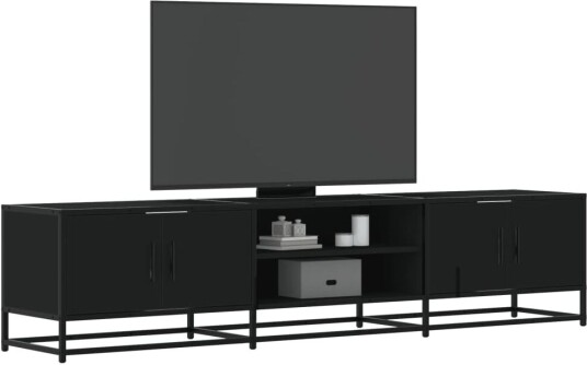 TV-benk svart 180x35x41 cm konstruert tre 8721102922817