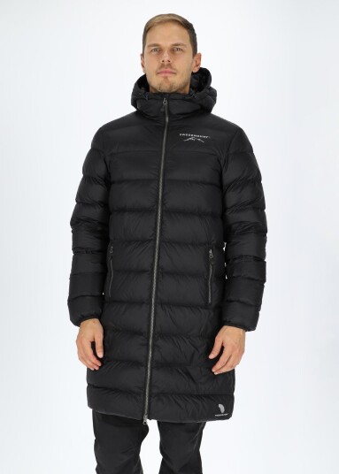 Swedemount Östersund Long Down Coat Black/Carbon Black S Dunjakker