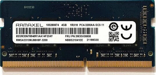 Rebuild IT RMSA3310MJ86H9F-3200 Ramaxel 4GB PC4-25600 DDR4-3200MHz non-ECC Unbuffered CL22 260-Pin