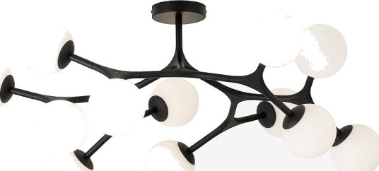EGLO Plafond Maragall 12 Light Svart Plafonder