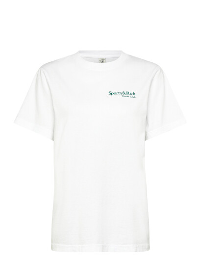 Sporty & Rich Play Tennis T Shirt White XS