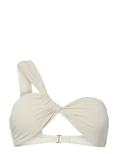Pieces Pclaomi Lurex Bikini One Shoulder Top Cream L Pieces Pclaomi Lurex Bikini One Shoulder Top Cream L