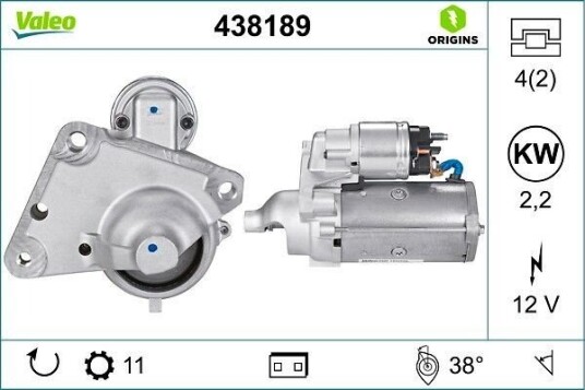 VALEO 438189 Starter VALEO 438189 Starter