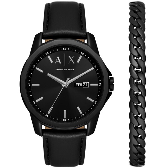 Armani Exchange Banks AX7147SET - Herre - 44 mm - Analog - Kvarts urverk - Mineralglas Armani Exchange Banks AX7147SET - Herre - 44 mm - Analog - Kvarts urverk - Mineralglas