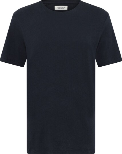 Casual Friday Cftom Linen Mix Tee Navy L