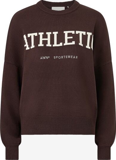 Aim'n Genser Athletic Knit Sweatshirt Brun