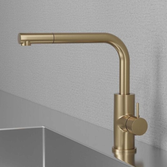 Scandtap Steel Accent 90 Kjokkenarmatur Sand Ja