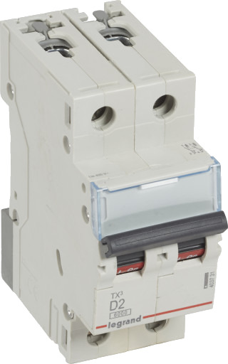 Legrand 5 stk TX³ MCB automatsikring D10 3P 3M 6kA
