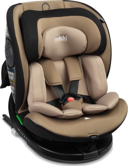 Caretero Mokki Bilsete I-SIZE Isofix 5-Punktssele 40-150cm Beige