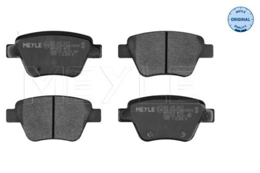 Bremseklosser MEYLE 025 245 6317