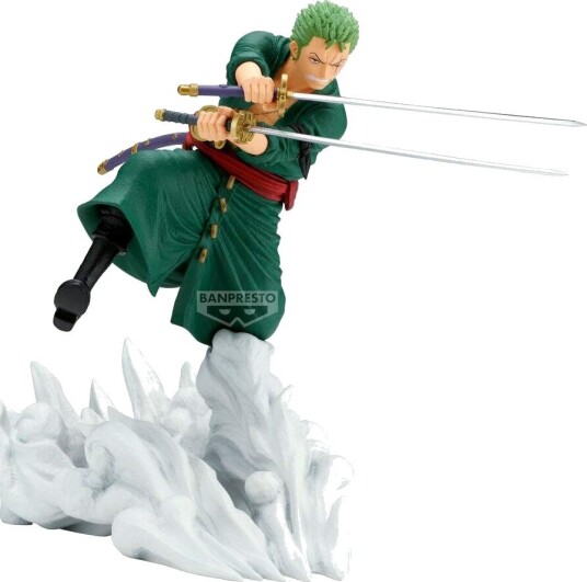 Northix One Piece Roronoa Zoro-figur 15 cm samleobjektmodell