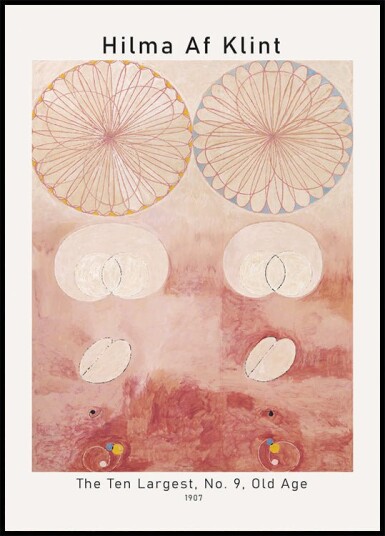 Hilma Af Klint The Ten Largest No. 9 Old Age Plakat Plakat / 100x150cm Hilma Af Klint The Ten Largest No. 9 Old Age Plakat Plakat / 100x150cm