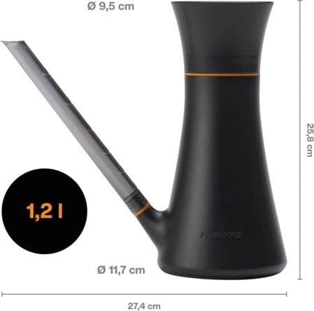 Fiskars - Vannkanne 1,2L svart